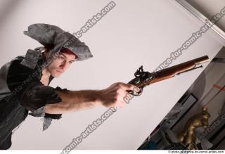 JACK PIRATE STANDING POSE WITH GUN #3